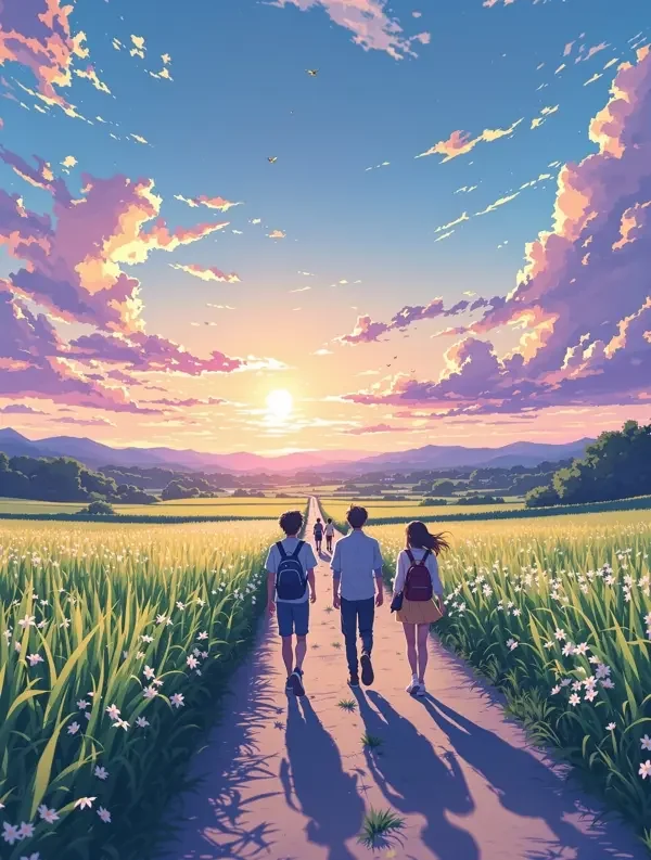 夏日蝉鸣时 动漫封面