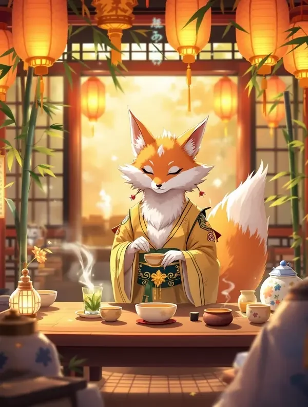 九尾狐的茶屋 动漫封面